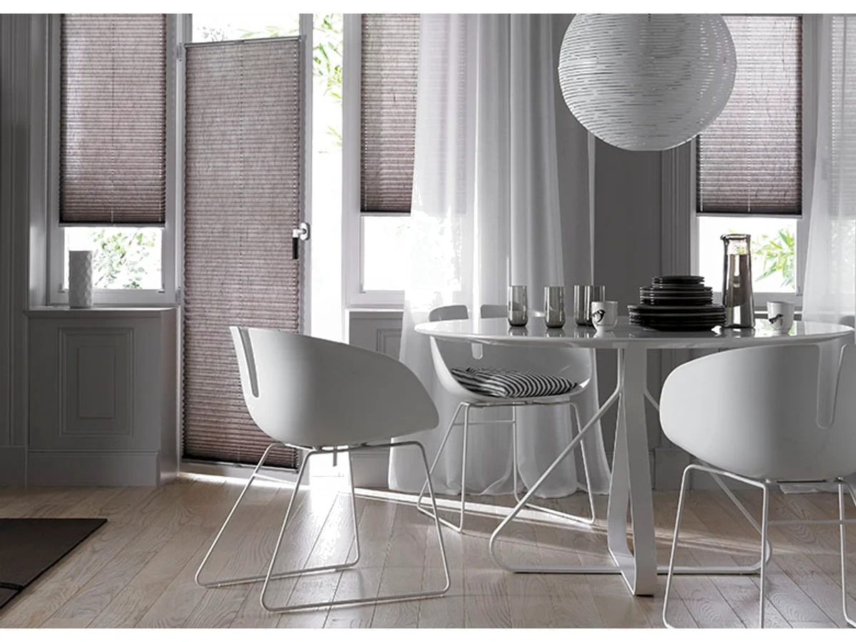 Pleated blinds